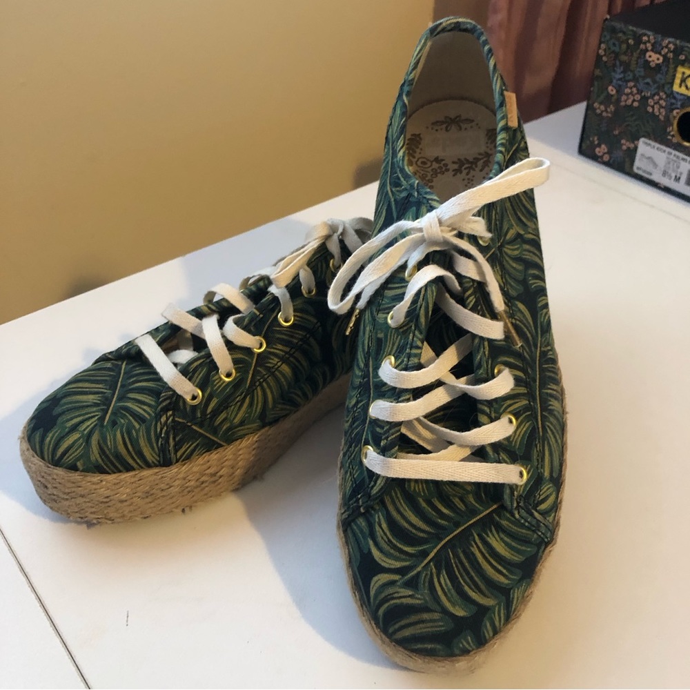Keds x Rifle Paper Co Triple Kick Palms Sneakers
